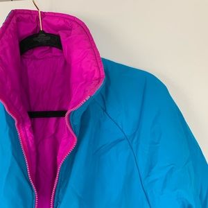 Columbia Reversible Puffer Pink and Blue